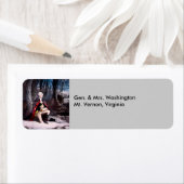 Étiquette Le général Washington prie à Valley Forge, PA (En situation)