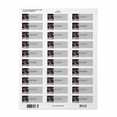 Étiquette Le général Washington prie à Valley Forge, PA (Feuille entière)