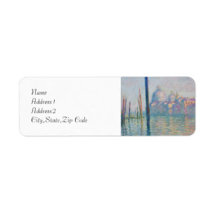 Étiquette Le Grand Canal de Monet
