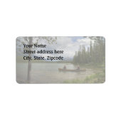 Étiquette Le lac Canoë (Devant)