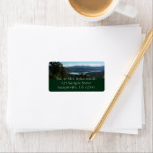 Étiquette Le lac Two Ocean du parc national de Grand Teton (En situation)