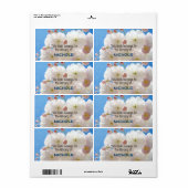 Étiquette Le livre appartient à la bibliothèque de Votre Nom (Feuille entière)