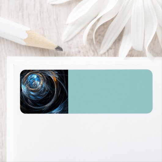 Étiquette Le monde de l'art Abstrait (En situation)