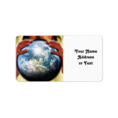 Étiquette Le monde entier dans ses mains (Devant)