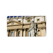 Étiquette Le musée du Vatican (Devant)