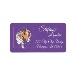 Étiquette Le Palomino (violet)