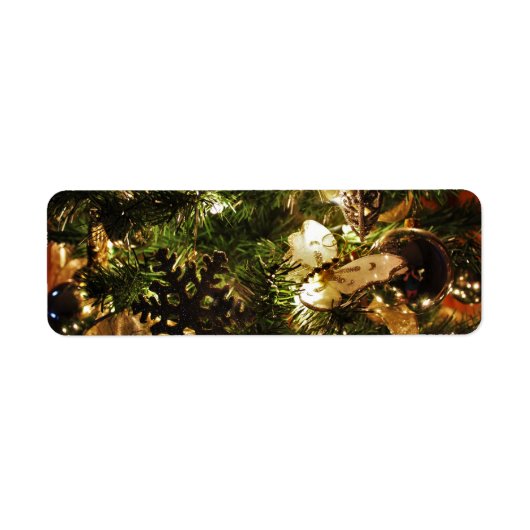 Étiquette Le papillon de Noël (Devant)