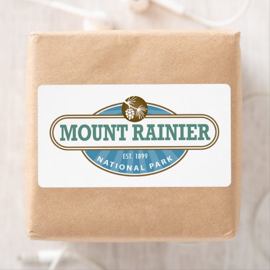 Étiquette Le Parc national du Mont Rainier (En situation)