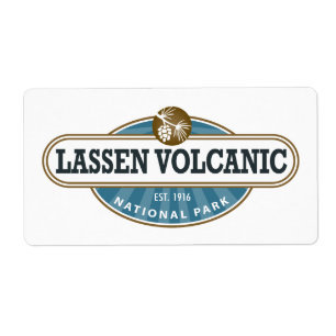 Étiquette Le Parc national volcanique de Lassen
