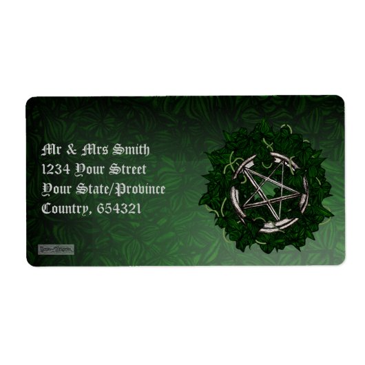 Étiquette Le Pentacle et l'Ivy (Devant)