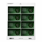 Étiquette Le Pentacle et l'Ivy (Feuille entière)