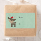 Étiquette Le Père Noël (En situation)