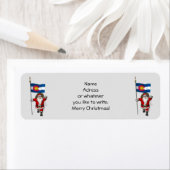 Étiquette Le Père Noël Avec L'Enseigne Du Colorado (En situation)