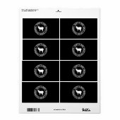 Étiquette Le Poison de la femme (Feuille entière)