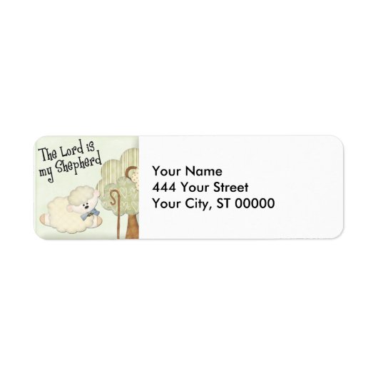 Étiquette le seigneur est mes enfants shepard christian (Devant)