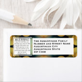 Étiquette LE SEIGNEUR VOUS BÉNERA Numéros 6 Bénédiction (En situation)