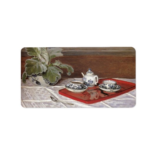 Étiquette Le Tea Set de Claude Monet (Devant)