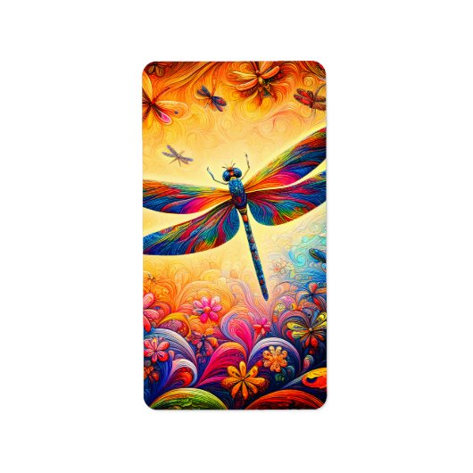 Étiquette Le voyage de la libellule (Devant)