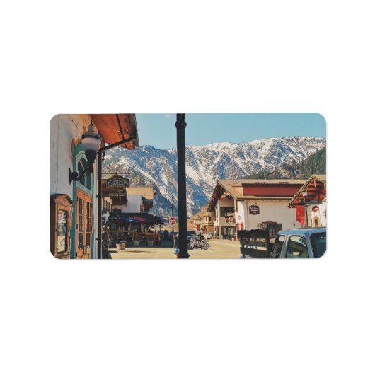 Étiquette Leavenworth - Washington (Devant)