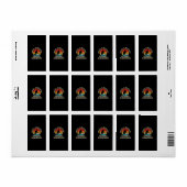 Étiquette L'École Est Importante, Mais Le Hockey Est Importa (Feuille entière)