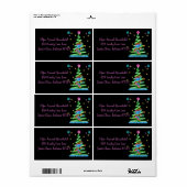 Étiquette L'elfe du spectacle (Feuille entière)