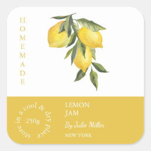 Étiquette Lemon Small Business