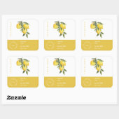 Étiquette Lemon Small Business (Feuille)
