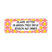 Étiquette Lémonade rose (Devant)