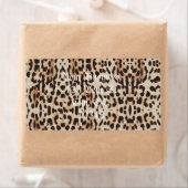 Étiquette Leopard Spots Motif Thunder_Cove (En situation)