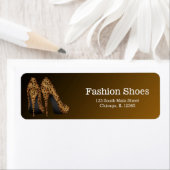 Étiquette Leopard Stilettos (En situation)