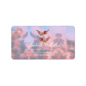 Étiquette Les anges dans le ciel (Devant)