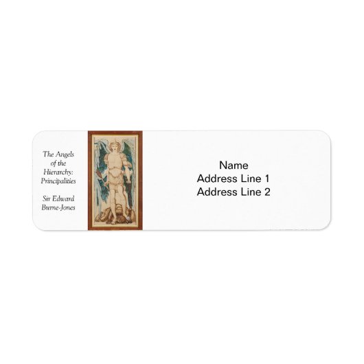 Étiquette Les anges des principautés hiérarchiques, Jones (Devant)