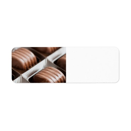 Étiquette Les bonbons au chocolat (Devant)