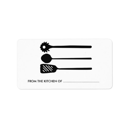 Étiquette Les bonbons de Cuisines faits maison (Devant)