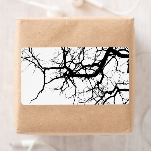 Étiquette Les branches sombres de l'arbre (En situation)