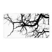 Étiquette Les branches sombres de l'arbre (Devant)