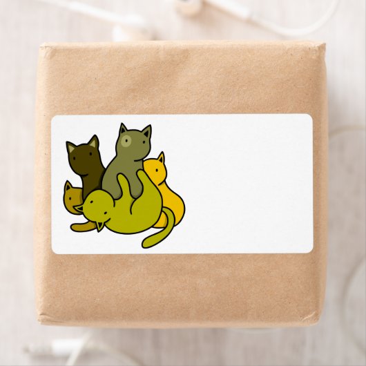 Étiquette Les chatons d'olive (En situation)