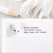 Étiquette Les Chattes Blanches (En situation)