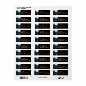 Étiquette Les chutes de l'Alberta au lever du soleil dans le (Feuille entière)