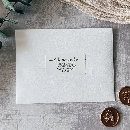 Étiquette Les Coeurs D'Amour Offrent Au Mariage