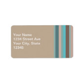 Étiquette Les côtes de l'océan Pacifique (Devant)