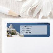 Étiquette Les îles grecques de Santorin (En situation)