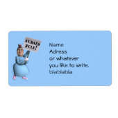 Étiquette Les infirmières ! (Devant)