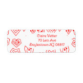 Étiquette Les Mazes de Valentine (Devant)