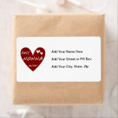 Étiquette Les meilleurs cadeaux de T-shirts de Nonna de (En situation)