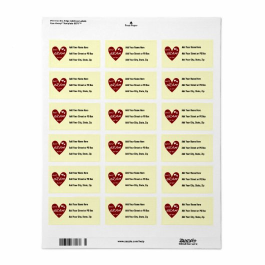 Étiquette Les meilleurs T-shirts et cadeaux de gramme de coe (Feuille entière)