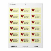 Étiquette Les meilleurs T-shirts et cadeaux de Nanna de coeu (Feuille entière)