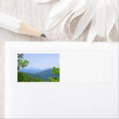 Étiquette Les montagnes de Shenandoah (En situation)