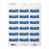 Étiquette Les nénuphars de Monet (Feuille entière)