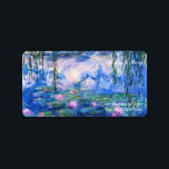 Étiquette Les nénuphars de Monet<br><div class="desc">L’Eau de Monet. S'il vous plaît visitez mon magasin pour un design plus intéressant et plus de choix de couleurs. => zazzle.com/iwheels*</div>